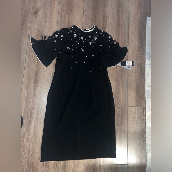 Karl Lagerfeld Dresses & Skirts - NWT KARL LAGERFELD
Paris Rhinestone Crepe Scuba Sheath Dress